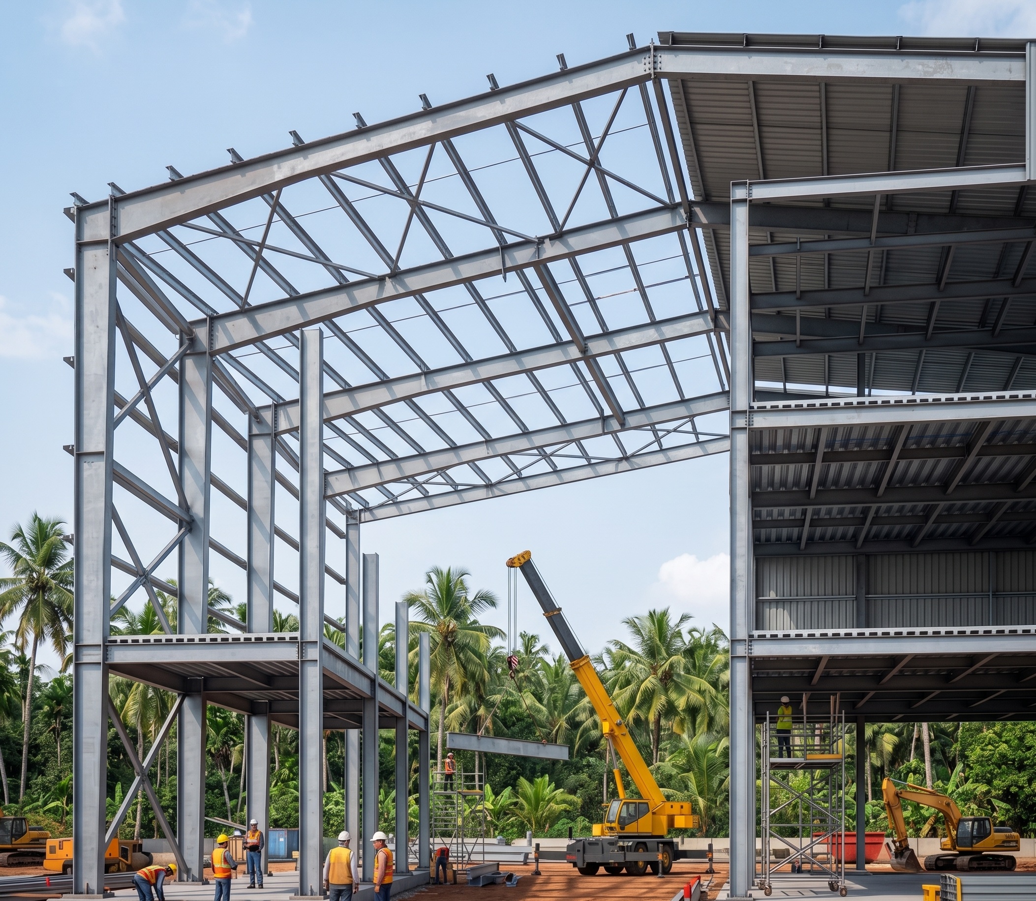 PEB Steel Structure Construction